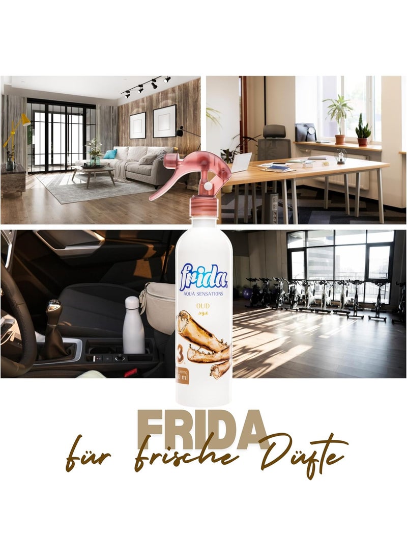 فريدا بخاخ معطر الجو برائحة العود 460 مل من فريدا - Image 3